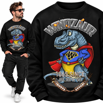 BLUZA ŚMIESZNA WINOZAUR